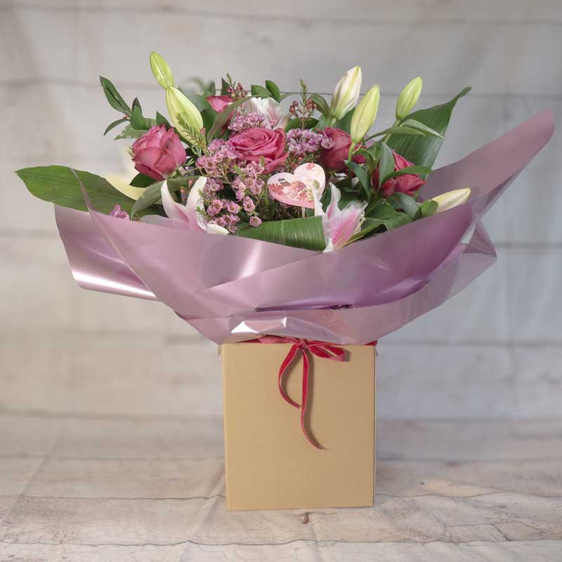 Floralia Florist | West Limerick Flowers | Mothers Day Flowers | Lily & rose Bouquet