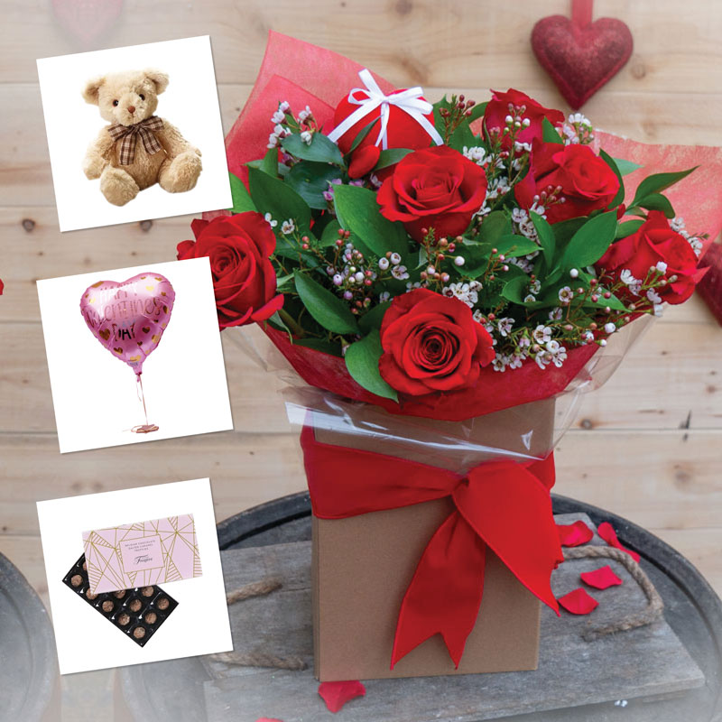 Floralia Florist | West Limerick Flowers | Floralia Florist | Valentines Day Roses Bouquet bundle